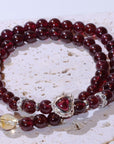 Garnet bracelet