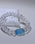 Aquamarine bracelet - Dou_Crystal jewelry
