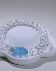 Aquamarine bracelet - Dou_Crystal jewelry