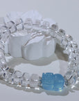 Aquamarine bracelet - Dou_Crystal jewelry