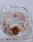 Pink lepidolite Bracelet
