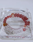 Strawberry Quartz Bracelet - Dou_Crystal jewelry