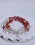 Strawberry Quartz Bracelet - Dou_Crystal jewelry