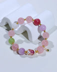 Rose Quartz Bracelet - Dou_Crystal jewelry