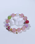 Rose Quartz Bracelet - Dou_Crystal jewelry
