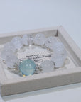 White garden Bracelet - Dou_Crystal jewelry