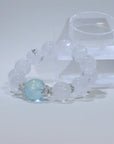 White garden Bracelet - Dou_Crystal jewelry