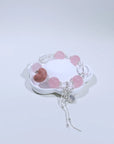 Rose Quartz Bracelet - Dou_Crystal jewelry