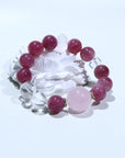 Rose Quartz Bracelet - Dou_Crystal jewelry