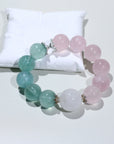 Rose Quartz Bracelet - Dou_Crystal jewelry