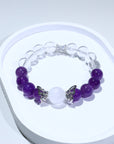 Amethyst Bracelet white garden