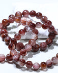 Pink Rutile Crystal Bracelet