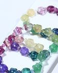 Fluorite star Crystal Bracelet
