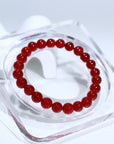 Red agate Crystal Bracelet