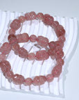 strawberry quartz pixiu Crystal Bracelet