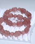 strawberry quartz pixiu Crystal Bracelet