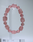 strawberry quartz pixiu Crystal Bracelet