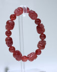 strawberry quartz pixiu Crystal Bracelet