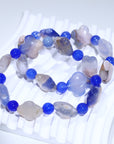 Floweragate free form Crystal Bracelet