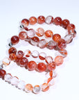 Fire Quartz Crystal Bracelet