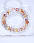 Fire quartz Crystal Bracelet