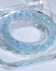 Aquamarine Crystal Bracelet