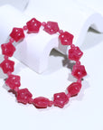Rhodonite Crystal Bracelet