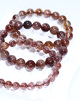 Pink Rutile Crystal Bracelet