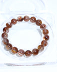 Pink Rutile Crystal Bracelet