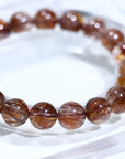 Pink Rutile Crystal Bracelet