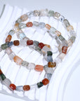 Rutile Colorful free form Crystal Bracelet