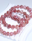 pink Emerald Crystal Bracelet
