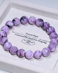 Charoite Crystal Bracelet