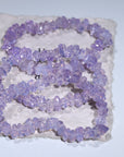 Levander moon stone free form Crystal Bracelet
