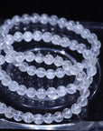 White Rutile Crystal Bracelet
