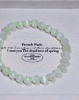 Green kunzite Crystal Bracelet