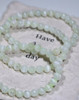 Green kunzite Crystal Bracelet