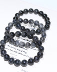 black Rutile Crystal Bracelet