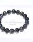 black Rutile Crystal Bracelet