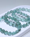 Green Aquamarine Crystal Bracelet