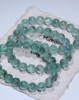 Green Aquamarine Crystal Bracelet