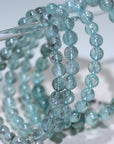 Green Aquamarine Crystal Bracelet