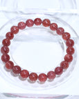 Strawberry Quartz Crystal Bracelet