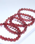 Strawberry Quartz Crystal Bracelet