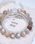 Orange Moonstone Crystal Bracelet