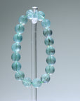 Green Aquamarine Crystal Bracelet
