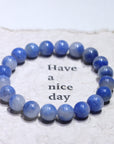 Blue Rutile Crystal Bracelet