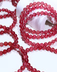 Strawberry Quartz Crystal Bracelet