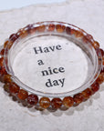 Fire Quartz Crystal Bracelet