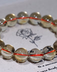 Citrine Sea Urchin Crystal Bracelet
